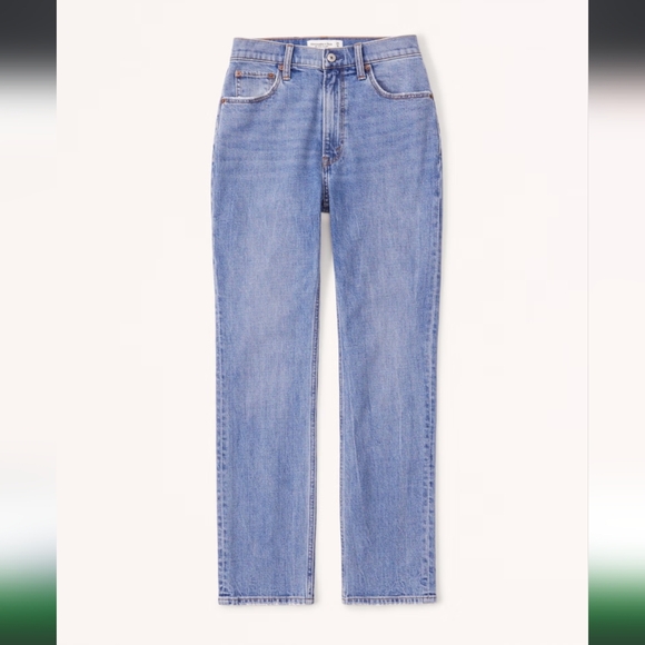 Abercrombie & Fitch Denim - Abercrombie & Fitch Curve Love Ankle Straight Jeans